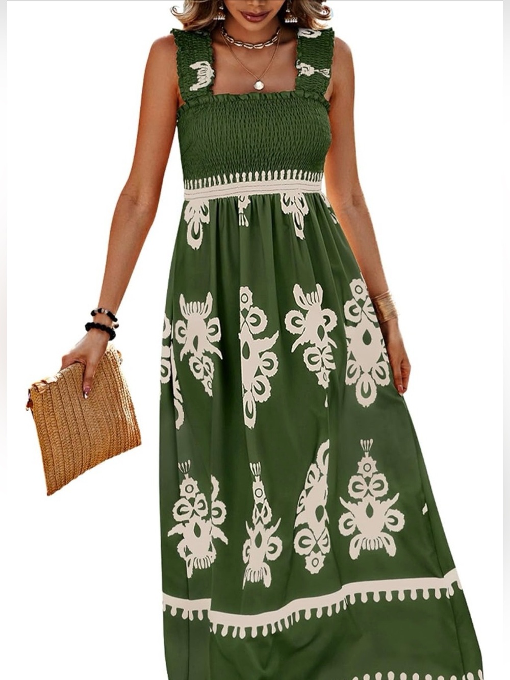 PRETTYGARDEN Womens Summer Boho Maxi Dress